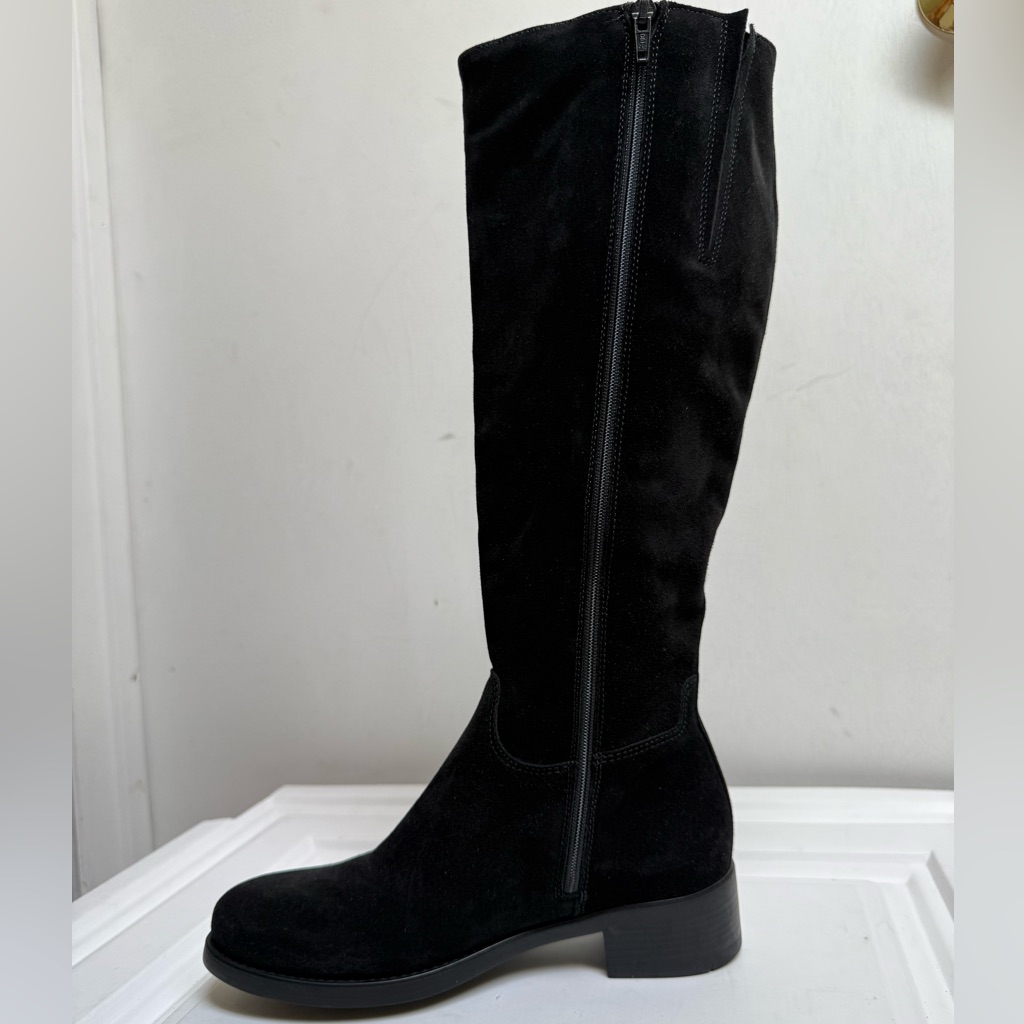 La Canadienne Black Over The Knee Suede Boot Size 6.5m N2n9